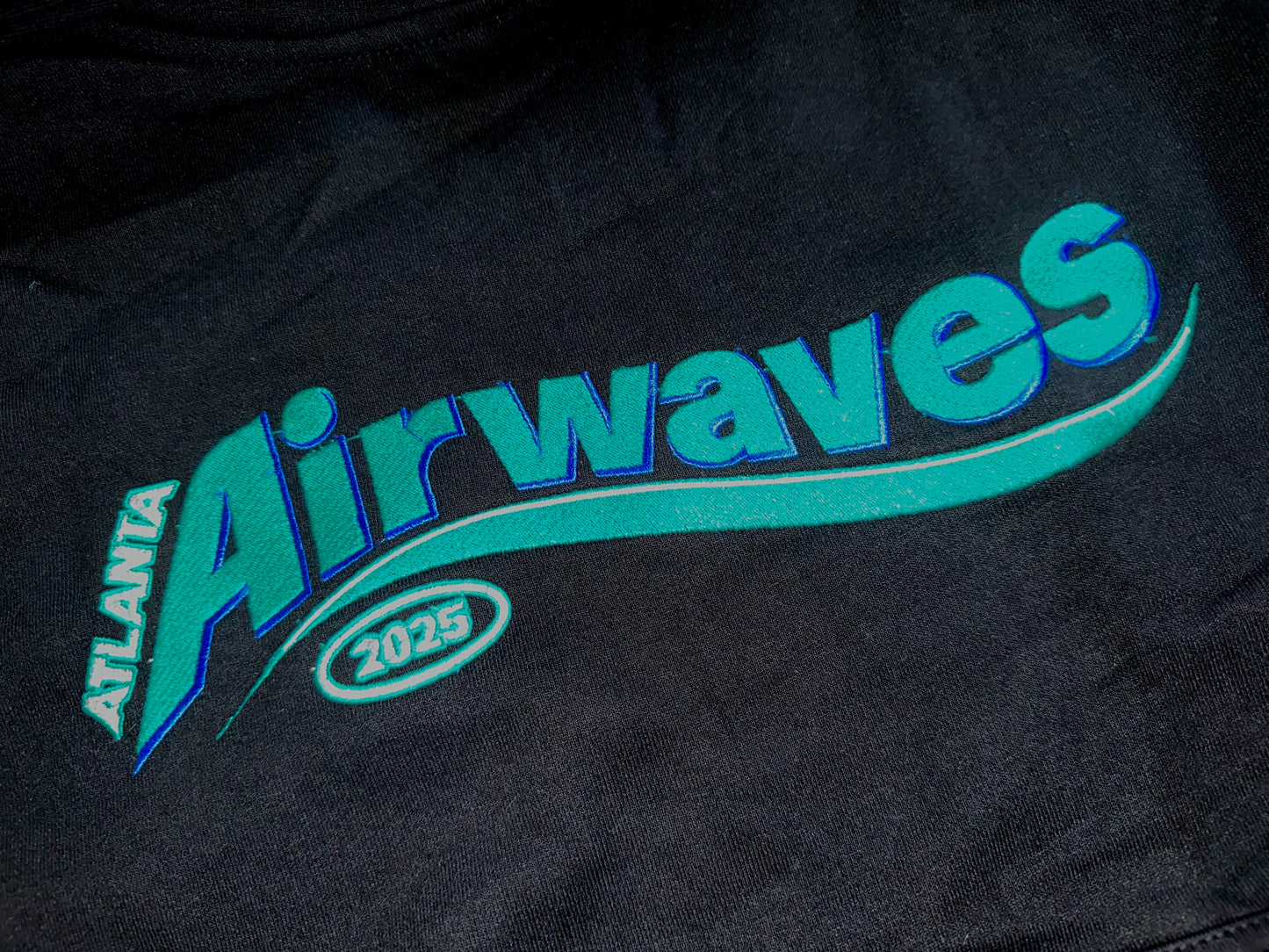 BLACK WAVES HOODIE