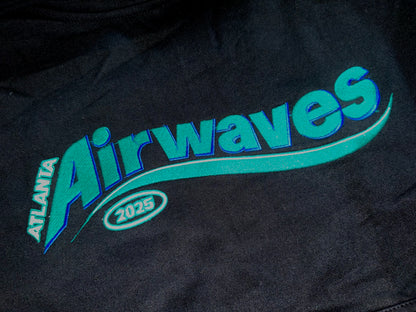 BLACK WAVES HOODIE