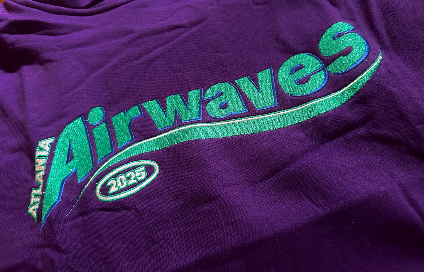 PURPLE WAVES HOODIE