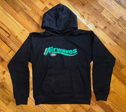 BLACK WAVES HOODIE
