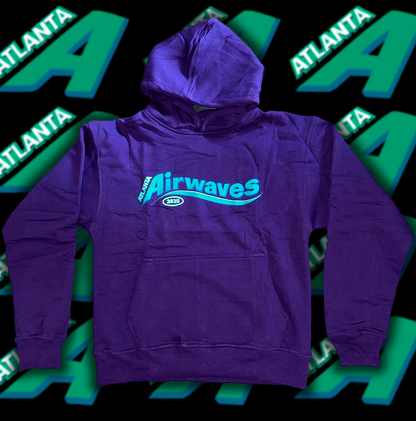 PURPLE WAVES HOODIE